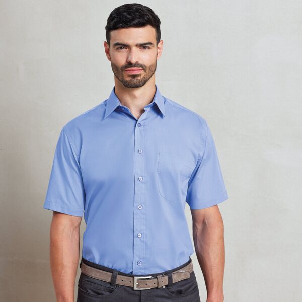 Short sleeve poplin shirt Thumbnail