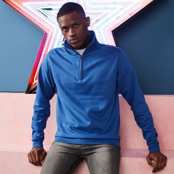 AWDis ¼ zip sweatshirt Thumbnail