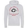 Cross neck hoodie Thumbnail