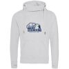 Cross neck hoodie Thumbnail