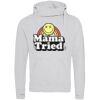 Cross neck hoodie Thumbnail