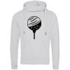 Cross neck hoodie Thumbnail