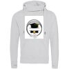 Cross neck hoodie Thumbnail