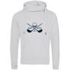 Cross neck hoodie Thumbnail