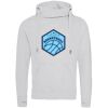 Cross neck hoodie Thumbnail