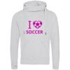 Cross neck hoodie Thumbnail