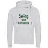 Cross neck hoodie Thumbnail